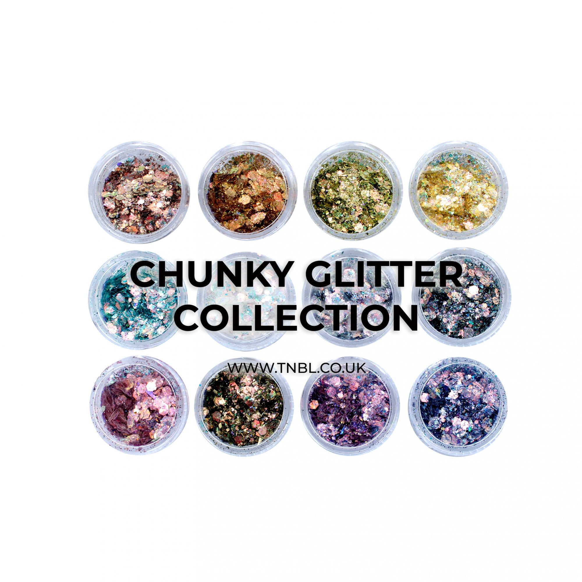 Chunky Glitter Collection Set 6/12PCS