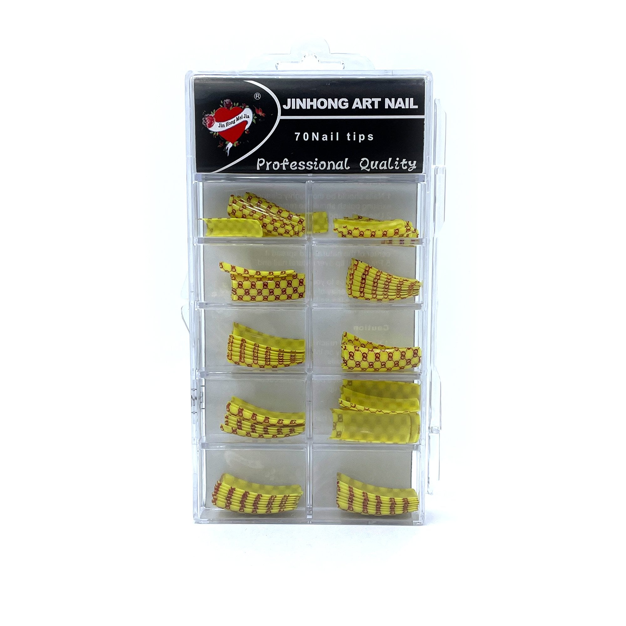 Patterned Nail Tips 70pcs #1