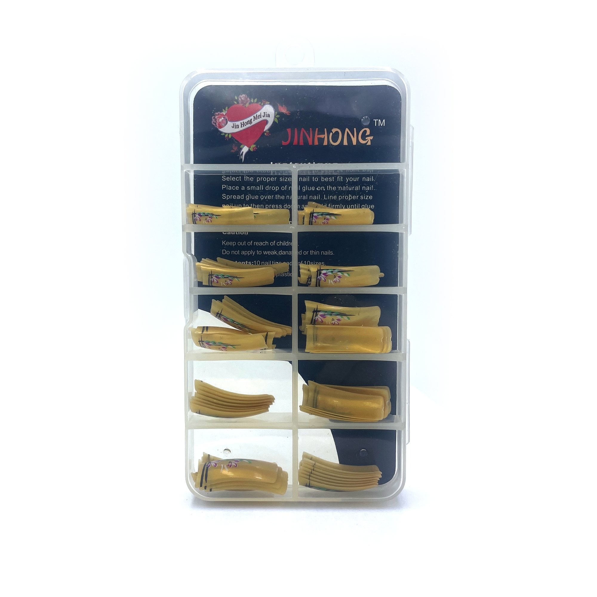 Patterned Nail Tips 70pcs #6