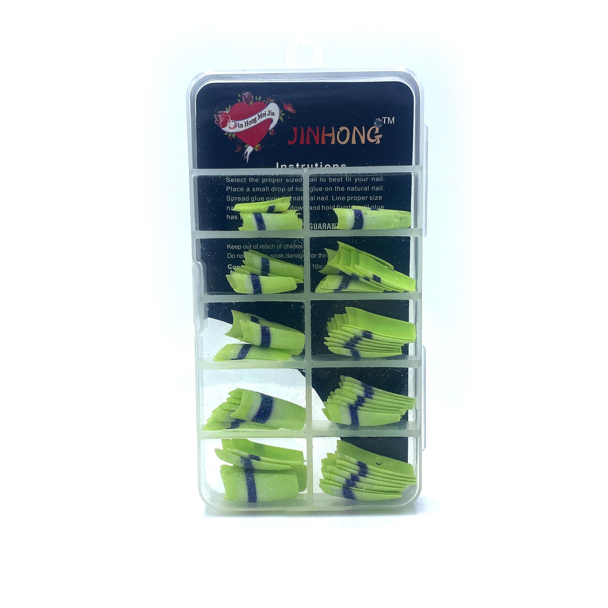 Patterned Nail Tips 70pcs #8