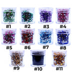 Nail art Rhinestone Crystals in Pot