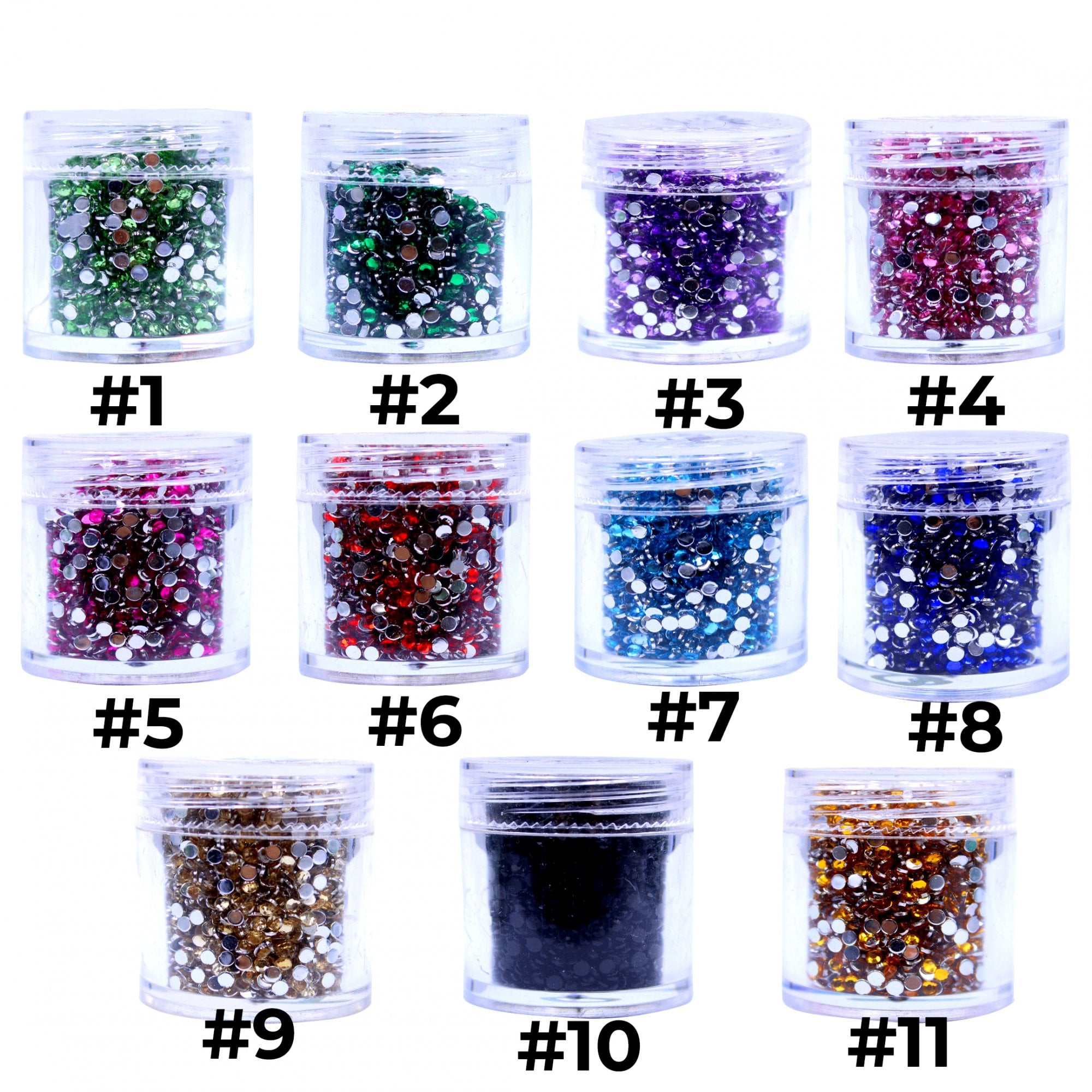 Nail art Rhinestone Crystals in Pot