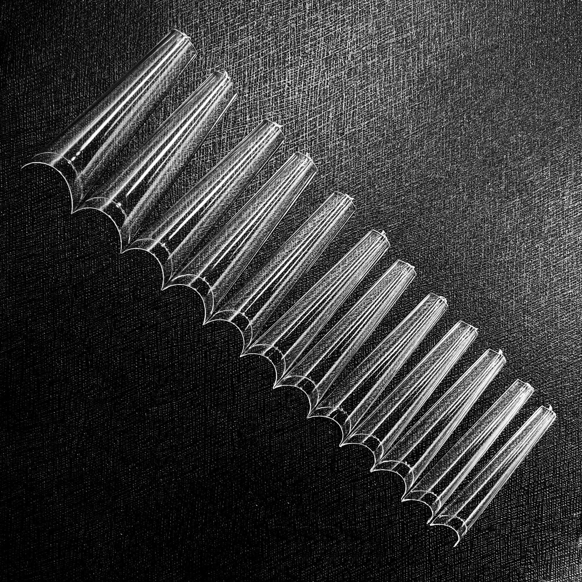 TNBL Extreme Length Extra Extra Long Coffin Nail Tips Box Clear (With Well)