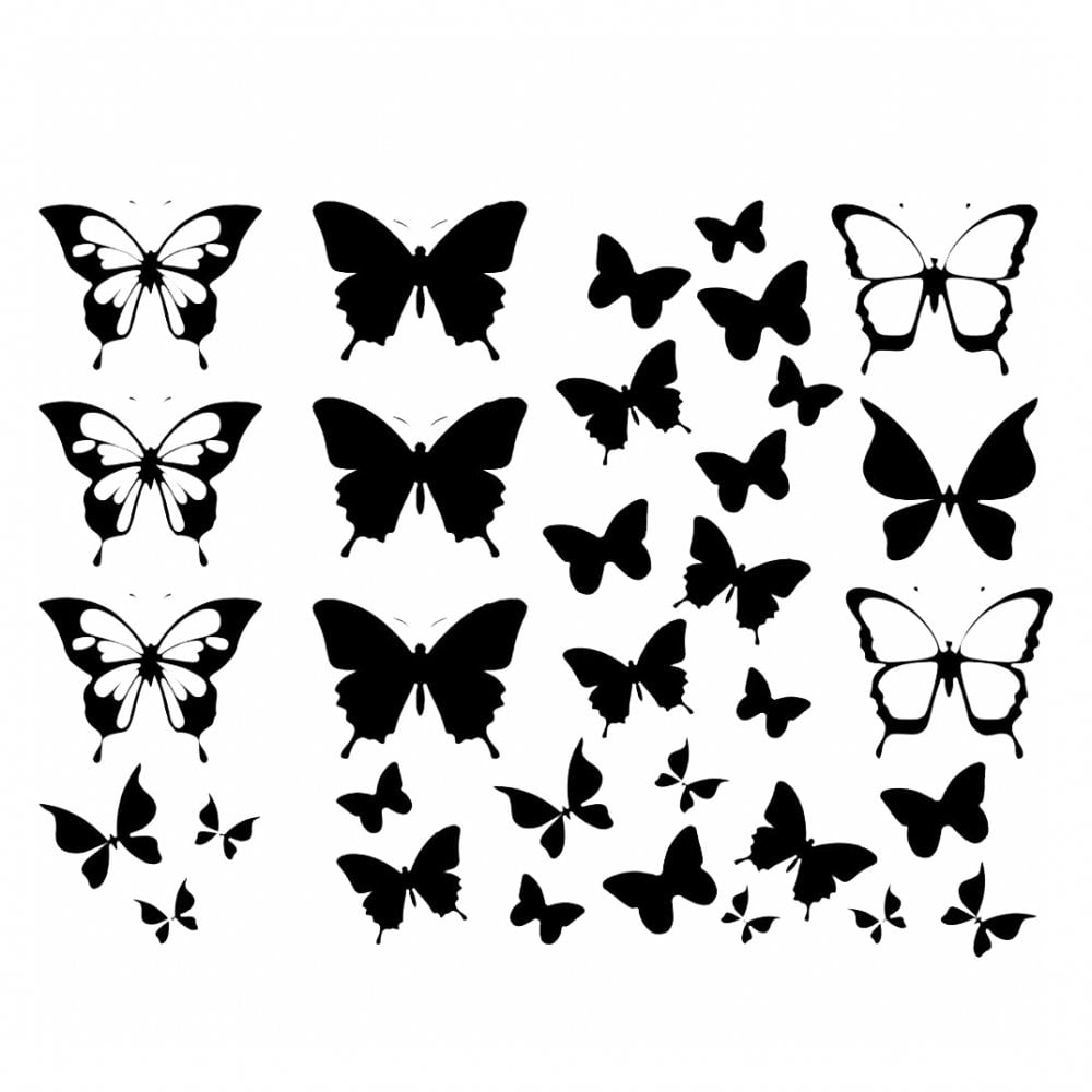 Vinyl Butterfly Sticker
