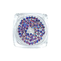 Nail Art Pot - Purple Shimmer Crystals 80pcs SS6