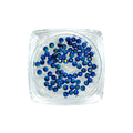 Nail Art Pot - Blue Shimmer Crystals 80pcs SS6