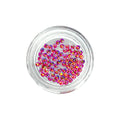 Nail Art Pot - Light Siam Shimmer Crystals 80pcs SS5