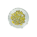 Nail Art Pot - Yellow Shimmer Crystals 80pcs SS5