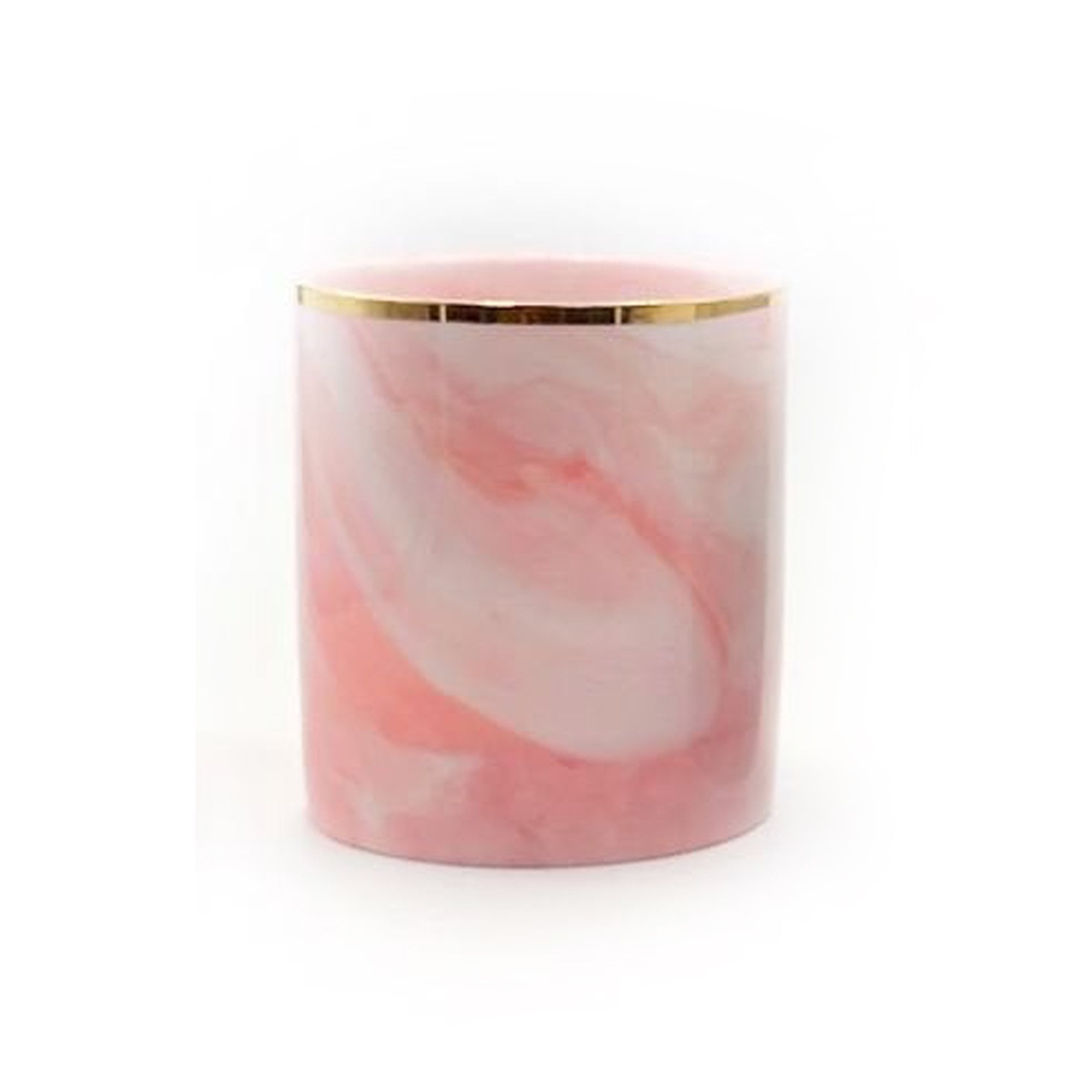 Marble Brush Pot - Pink