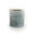 Marble Brush Pot - Grey