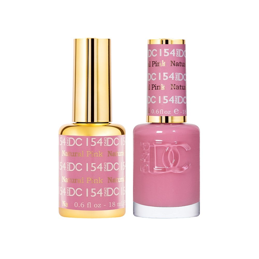 DND DC Gel & Nail Polish DUO 18ml - DC154 Natural Pink
