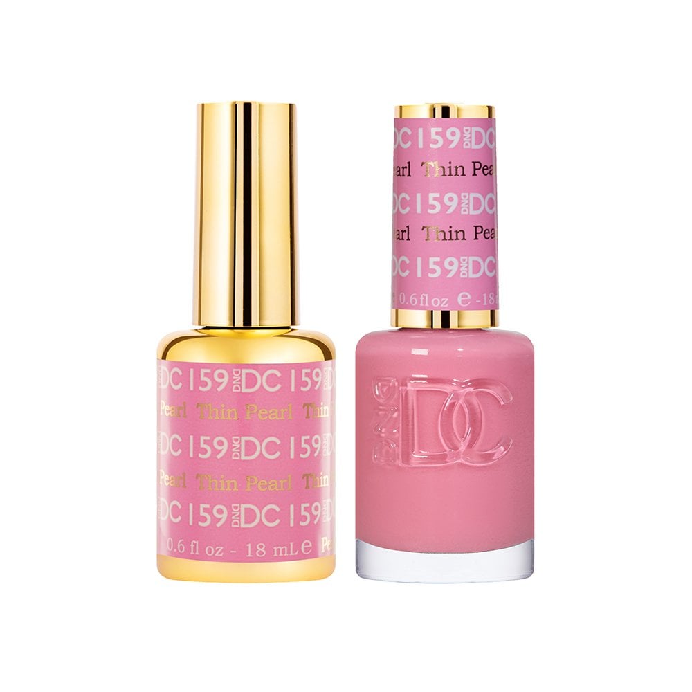 DND DC Gel & Nail Polish DUO 18ml - DC159 Thin Pearl