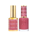 DND DC Gel & Nail Polish DUO 18ml - DC166 Hard Pink