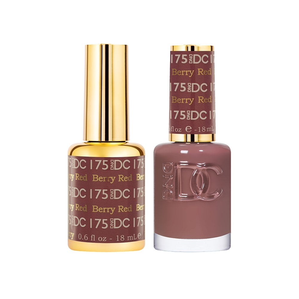 DND DC Gel & Nail Polish DUO 18ml - DC175 Berry Red