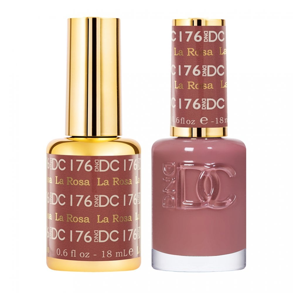 DND DC Gel & Nail Polish DUO 18ml - DC176 La Rosa