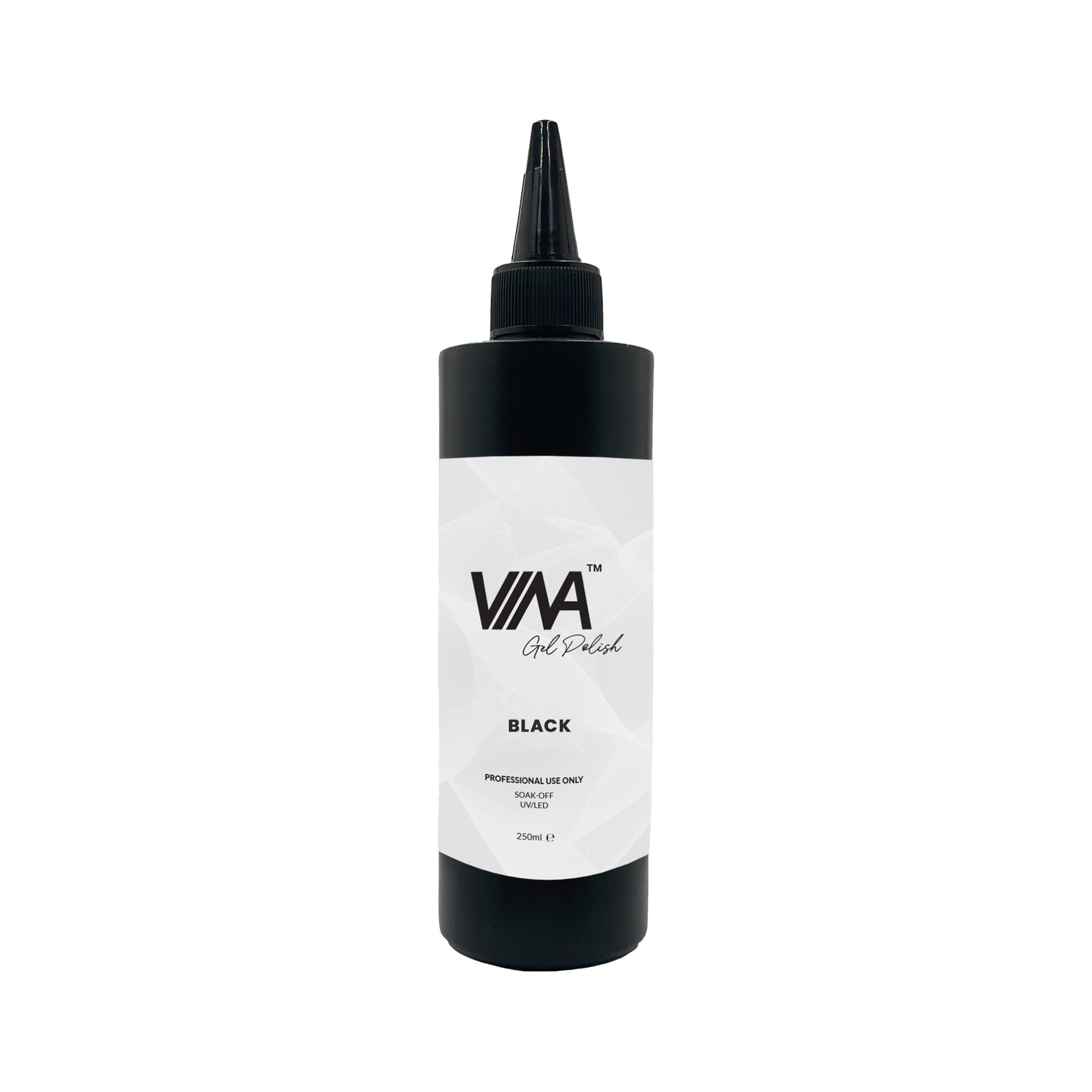 VINA Gel Polish Refill 250ml - Black
