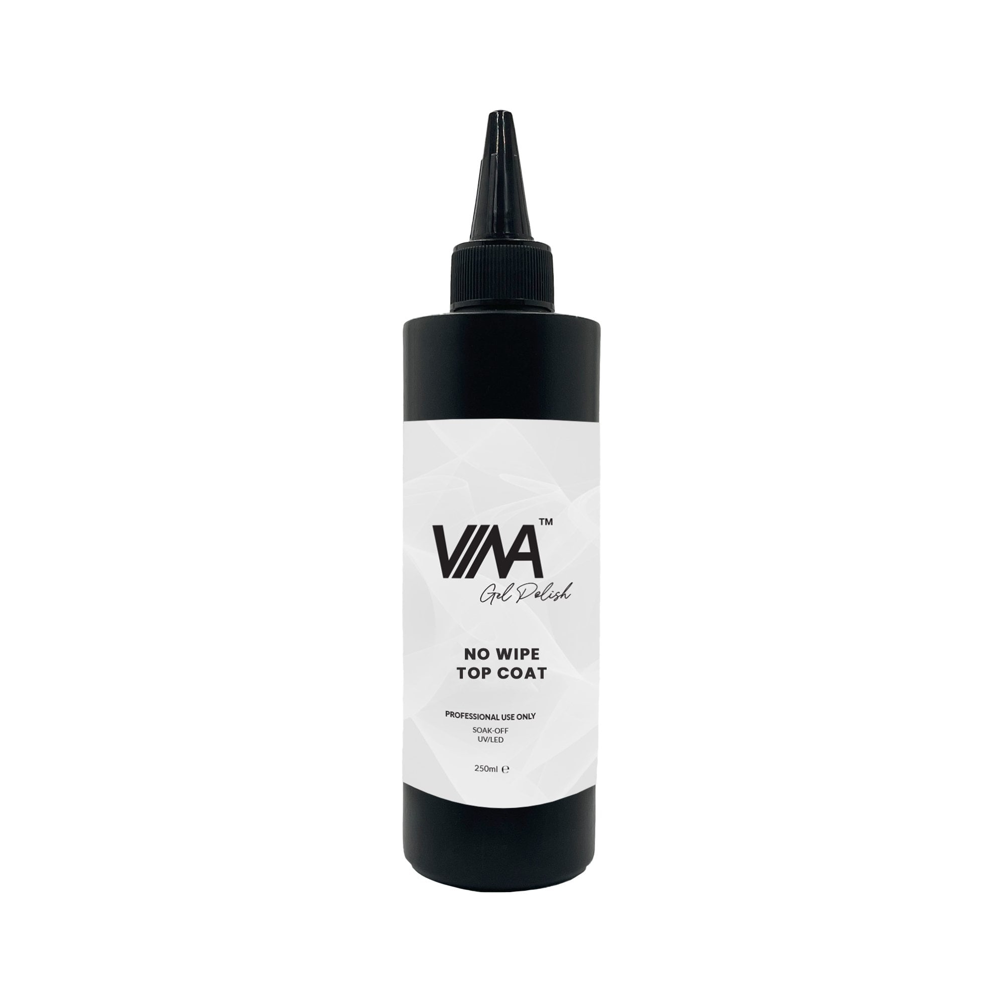 VINA Gel Polish Refill 250ml - No Wipe Top Coat
