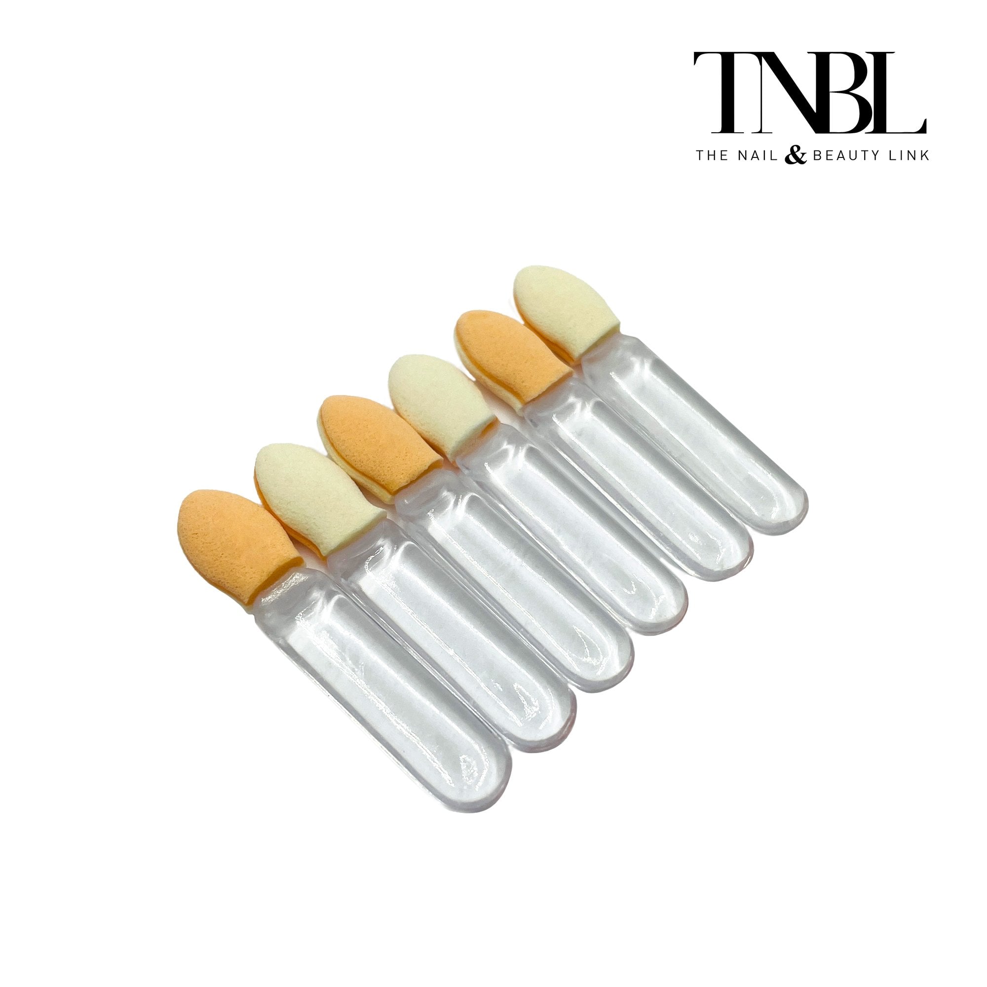 Sponge Tip Chrome Applicator - 6pcs