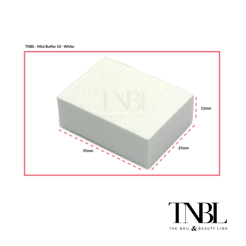 Mini Buffer 50 - White 100/100 Grit