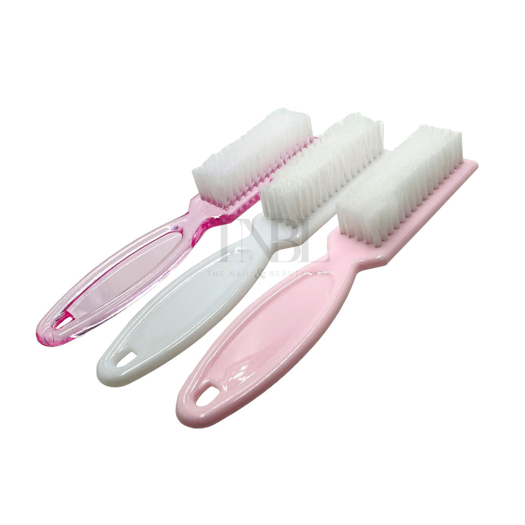 Coloured Manicure Brush w/ Handle - Rectangle
