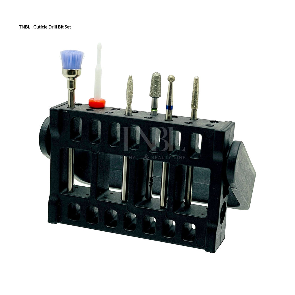 TNBL Cuticle Drill Bit Set with Holder