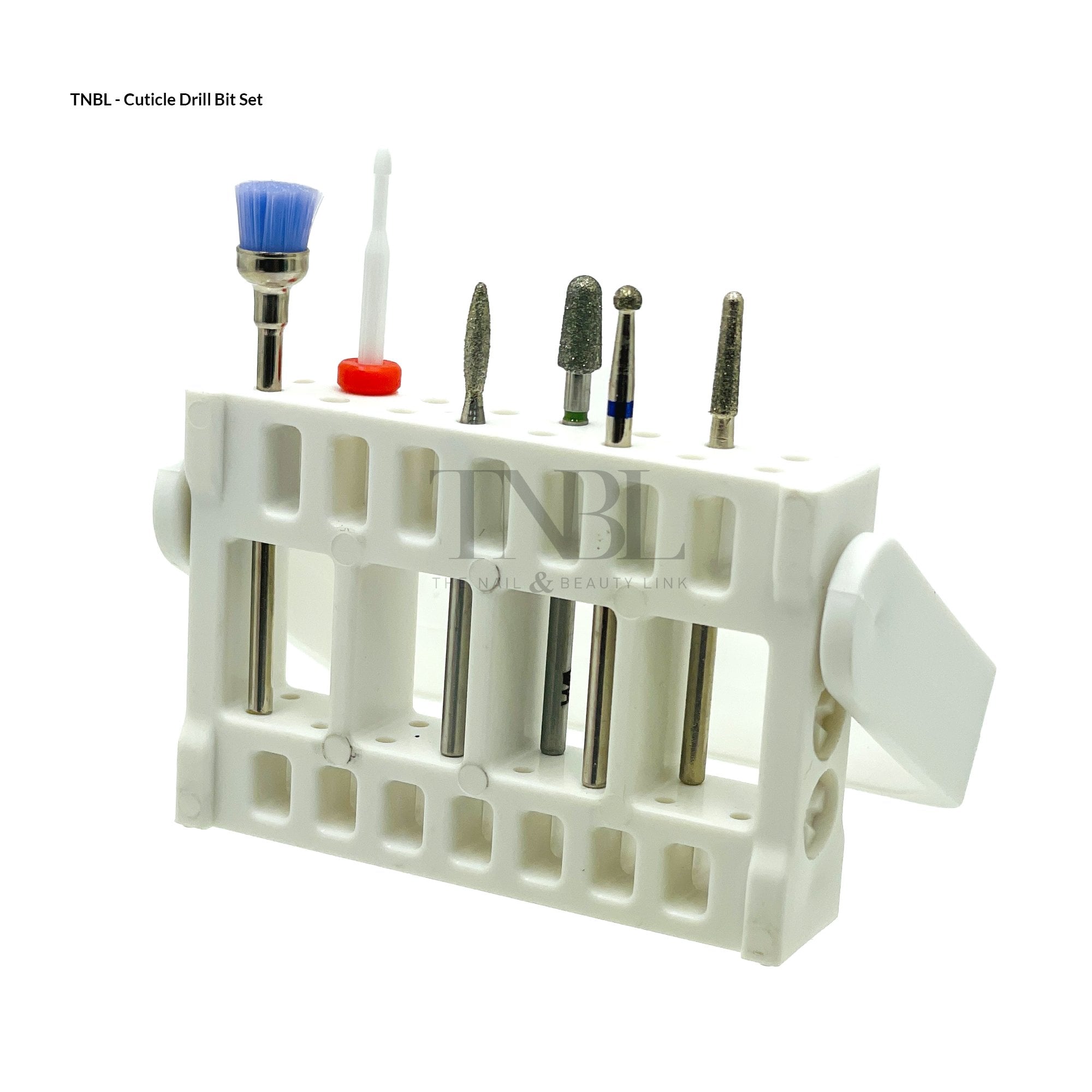 TNBL Cuticle Drill Bit Set with Holder