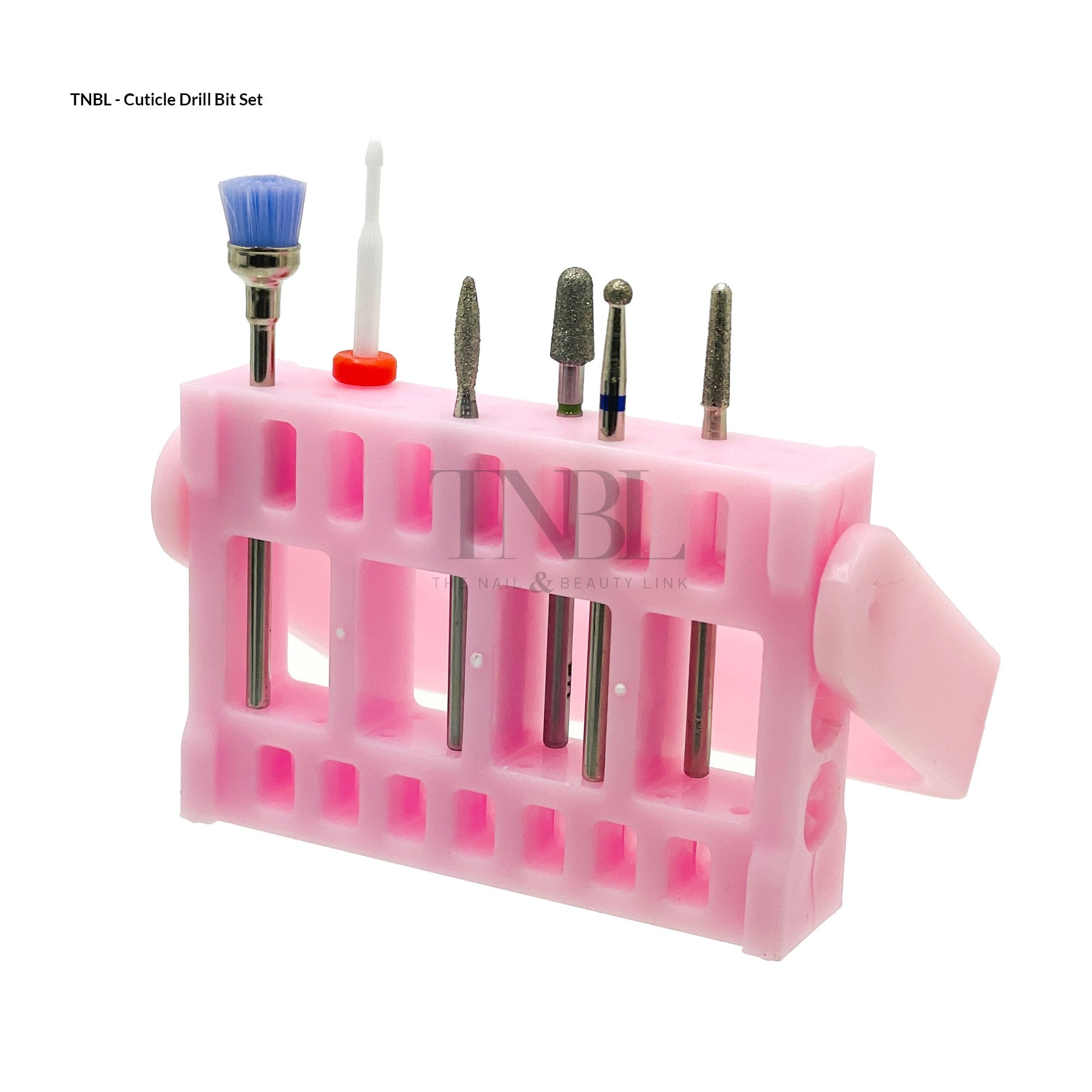 TNBL Cuticle Drill Bit Set with Holder