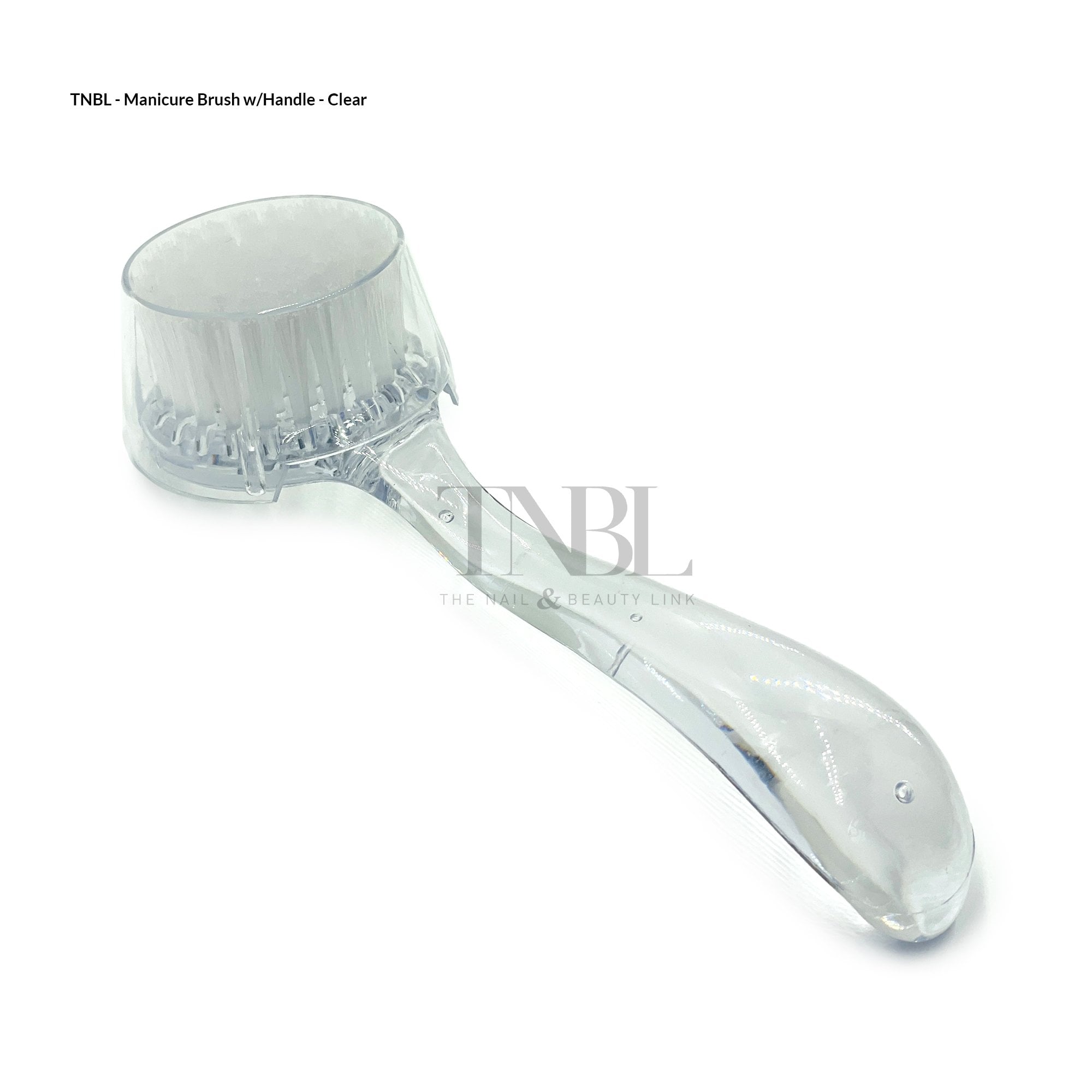 Manicure Brush w/ Handle - Round