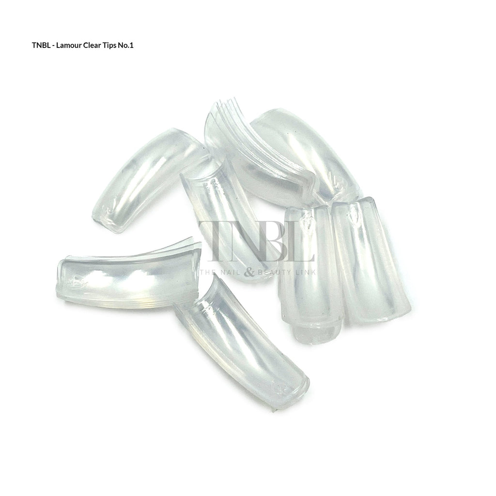 Crystal Clear Nail Tips Pack Of 50 (With Well)