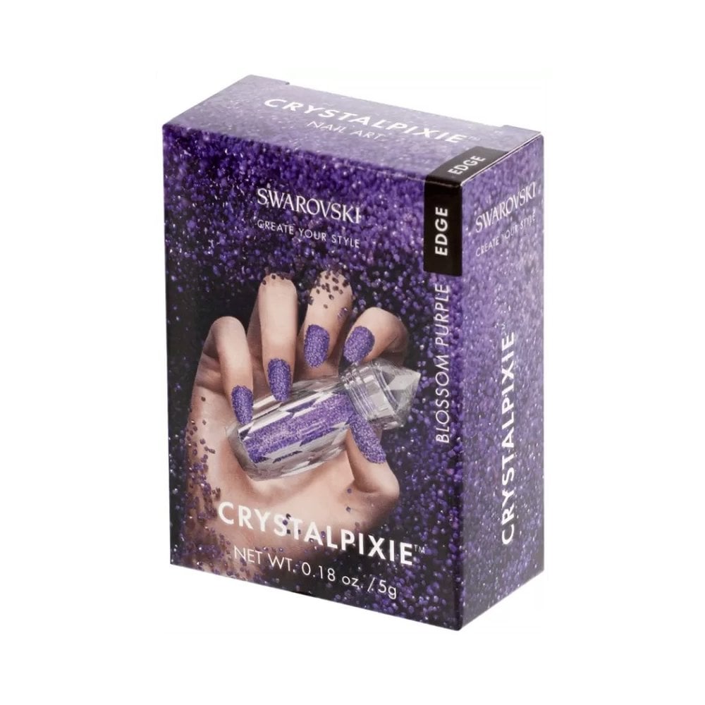 Swarovski Crystal Pixie Edge Nail Box 5g Blossom Purple