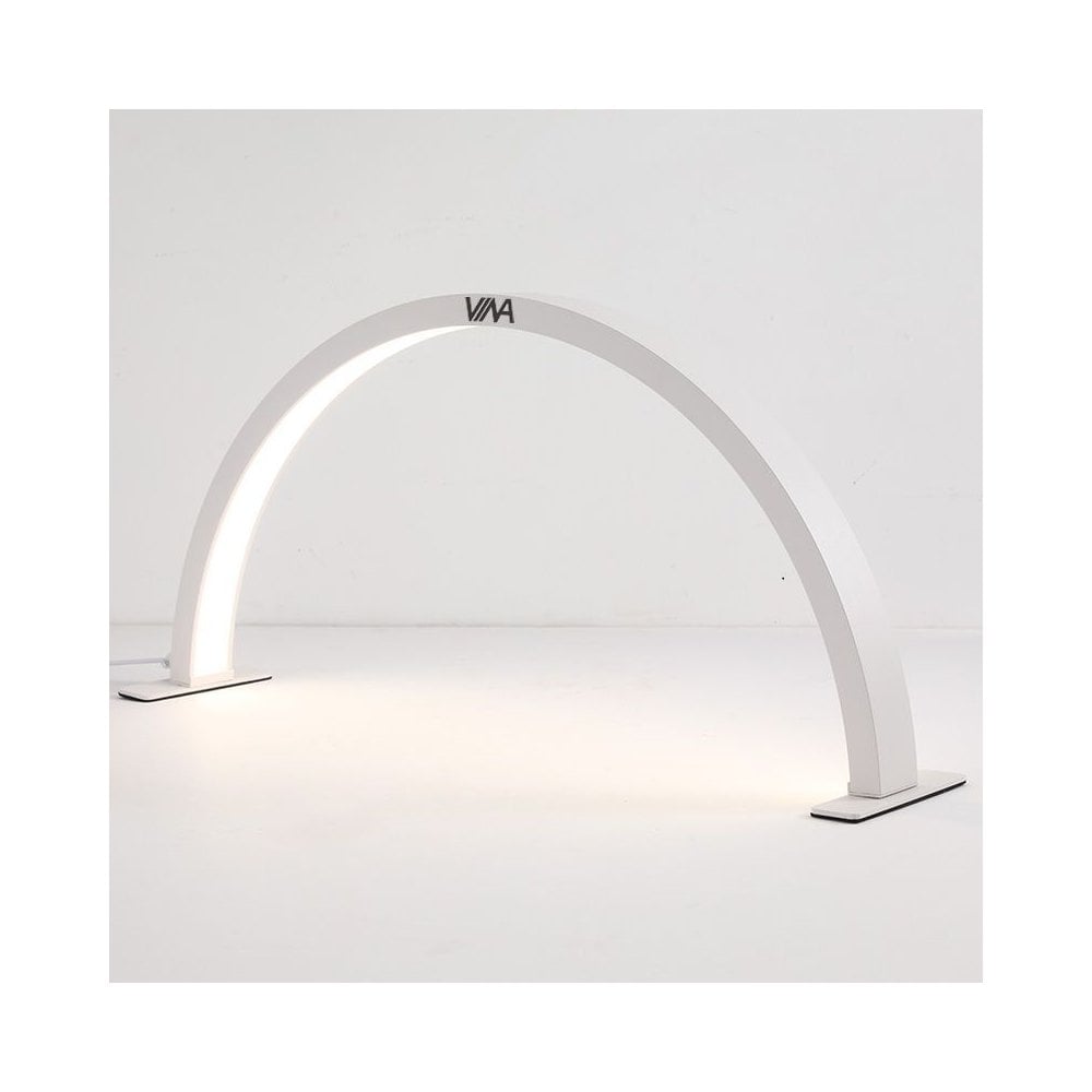 VINA Ergonomic Half Moon Led Table Lamp - White