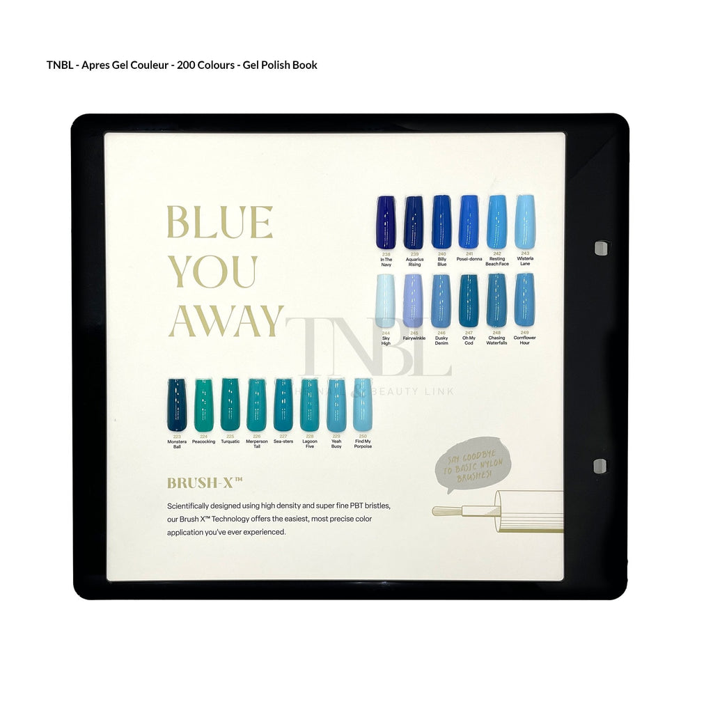 APRES APRES 200 Gel Couleur Display Book V1- Black