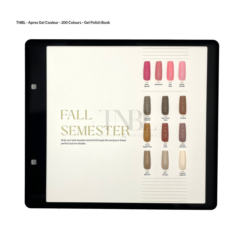 APRES APRES 200 Gel Couleur Display Book V1- Black