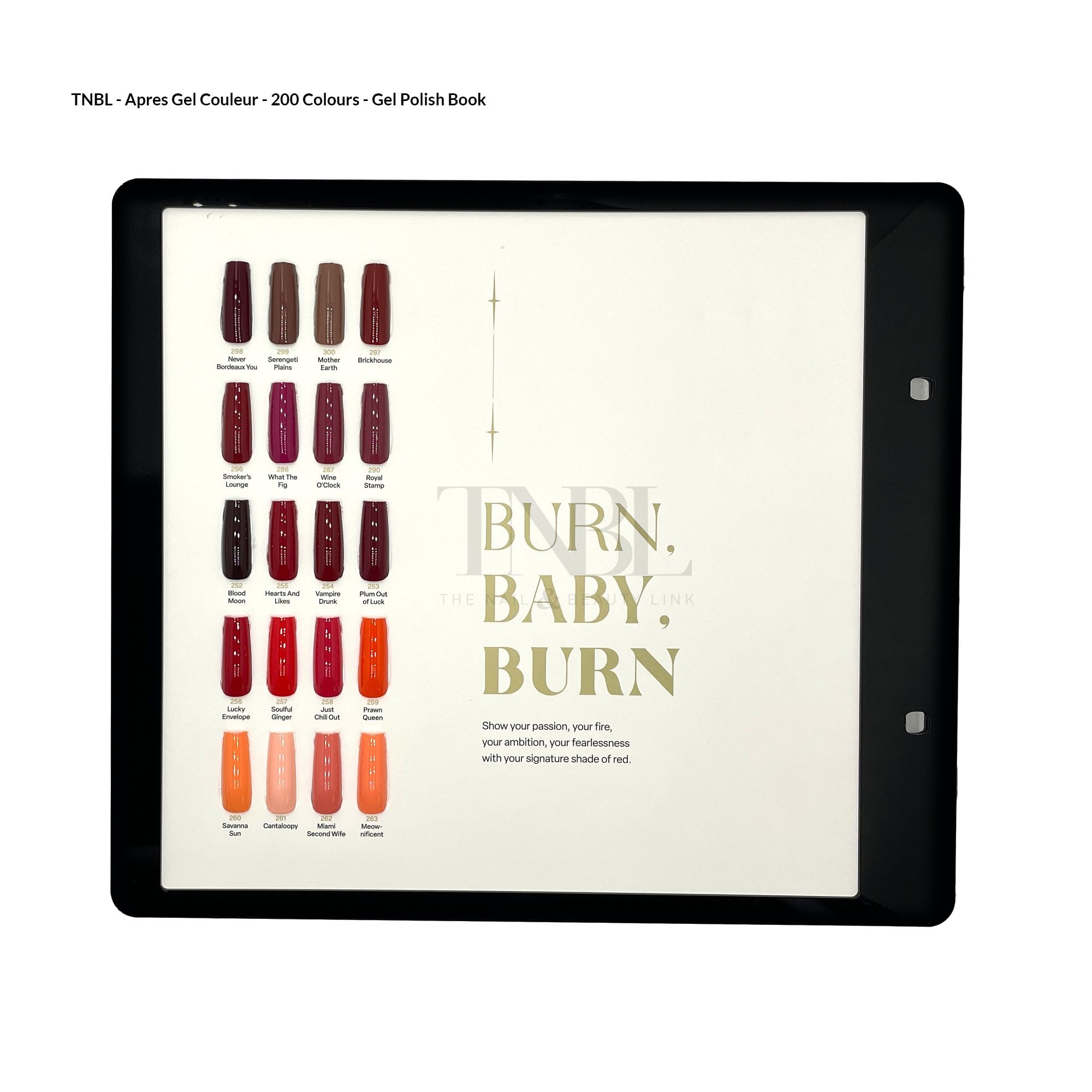 APRES APRES 200 Gel Couleur Display Book V1- Black