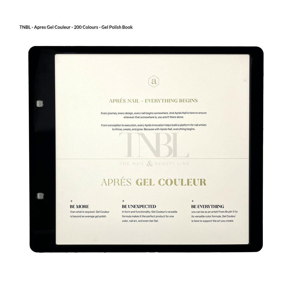 APRES APRES 200 Gel Couleur Display Book V1- Black