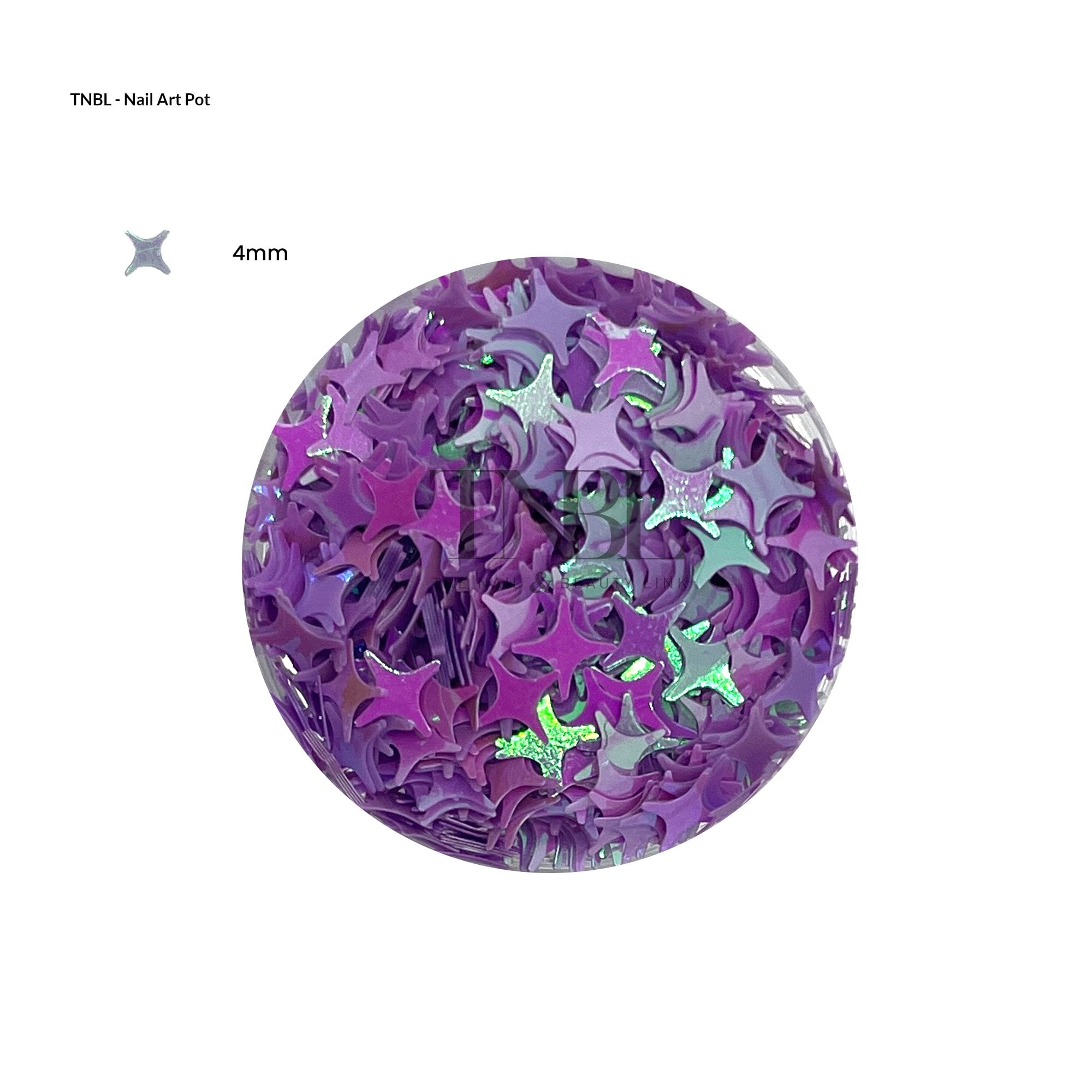 Angel Star Purple Glitter in Pot