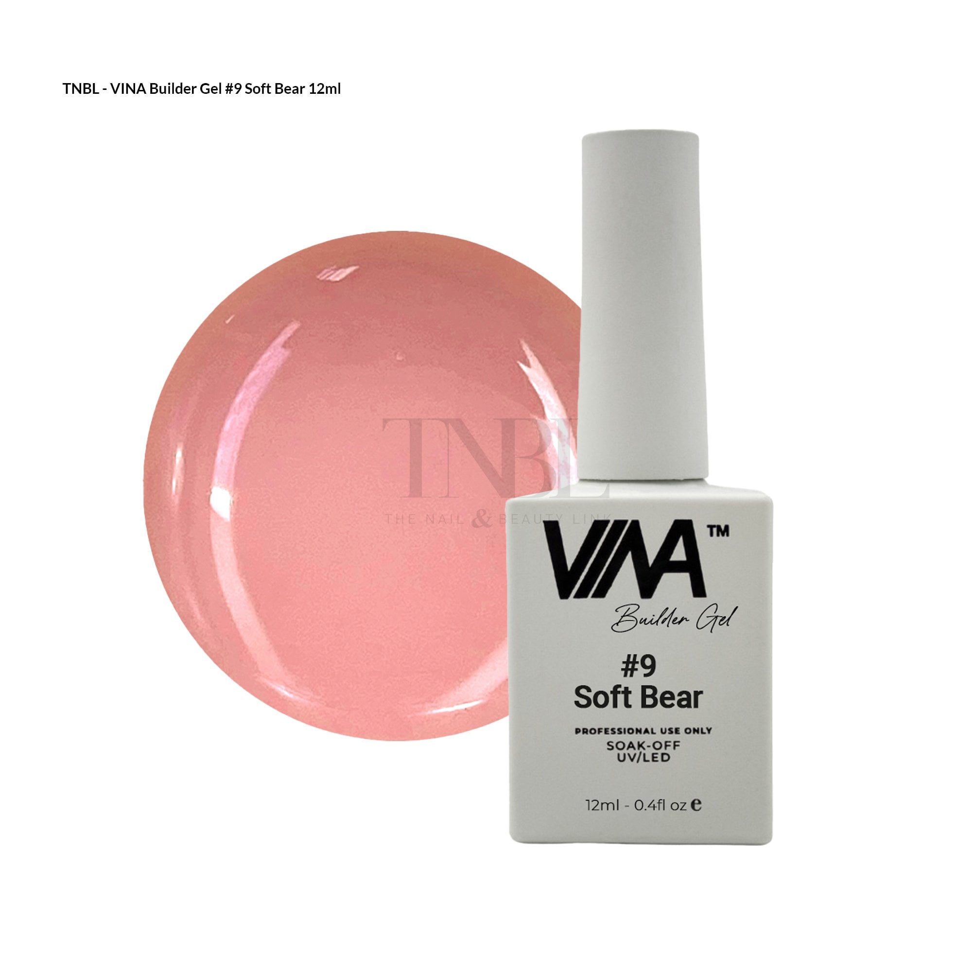 VINA Brush on Builder Gel 12ml - #9 Soft Bear