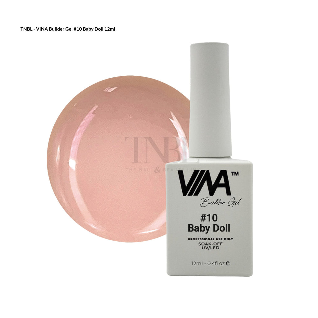VINA Brush on Builder Gel 12ml - #10 Baby Doll