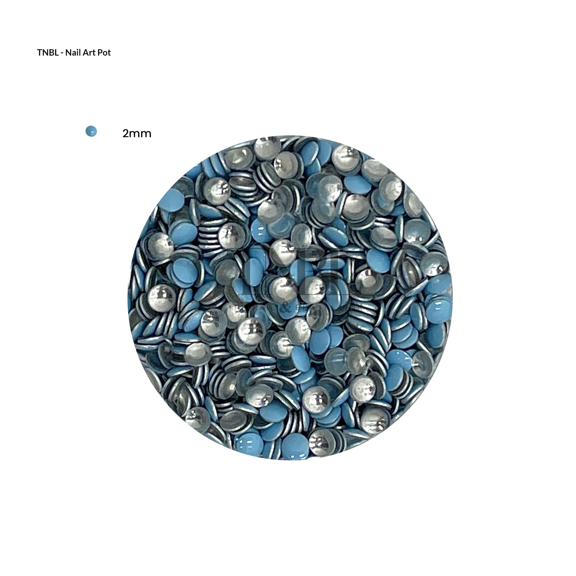 3D Metal Stud - Blue - Pot