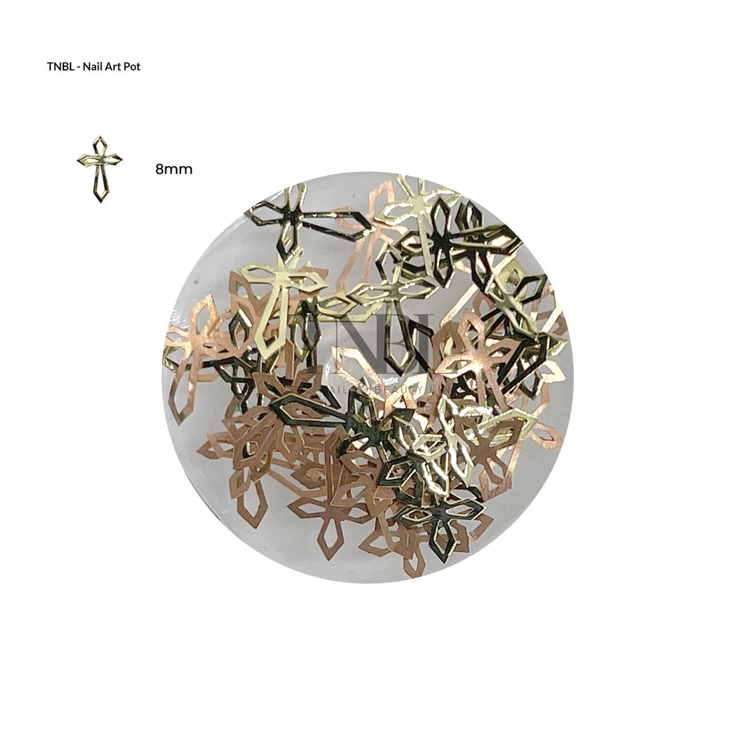 Nail Art Pot - Gold/Rose Gold - CROSS2