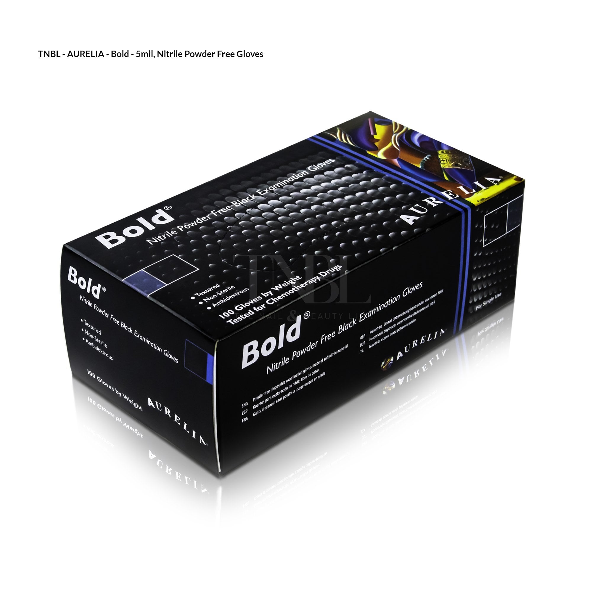 AURELIA Bold Nitrile Powder Free Gloves 100pcs