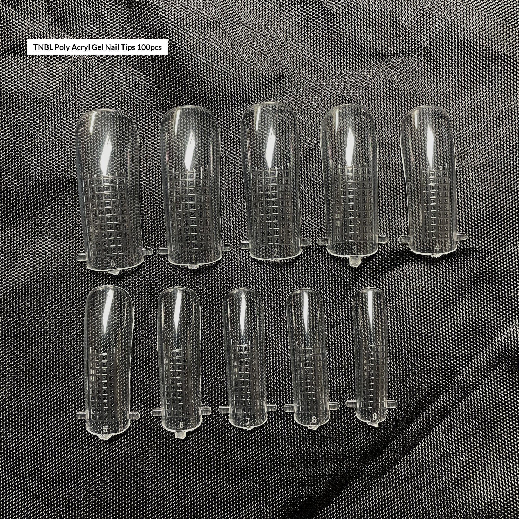 Poly Acryl Gel Nail Tips 100PCS