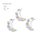 SWAROVSKI Element Half Moon - AB 2813