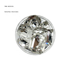 3D - Assorted  Fancy Stone - 10PCS