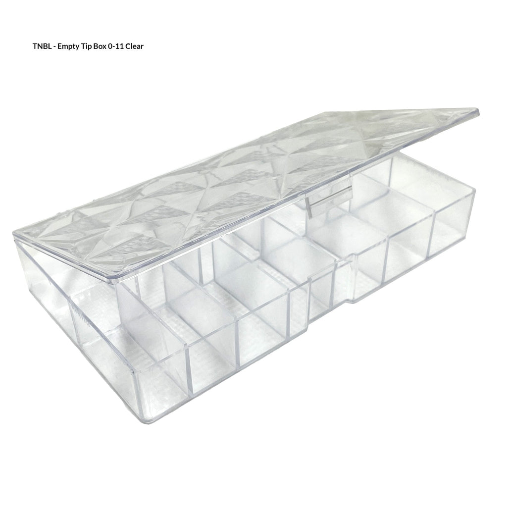 Empty Nail Tip Box 11 Slots For (Size 0-11/ size 00-10)