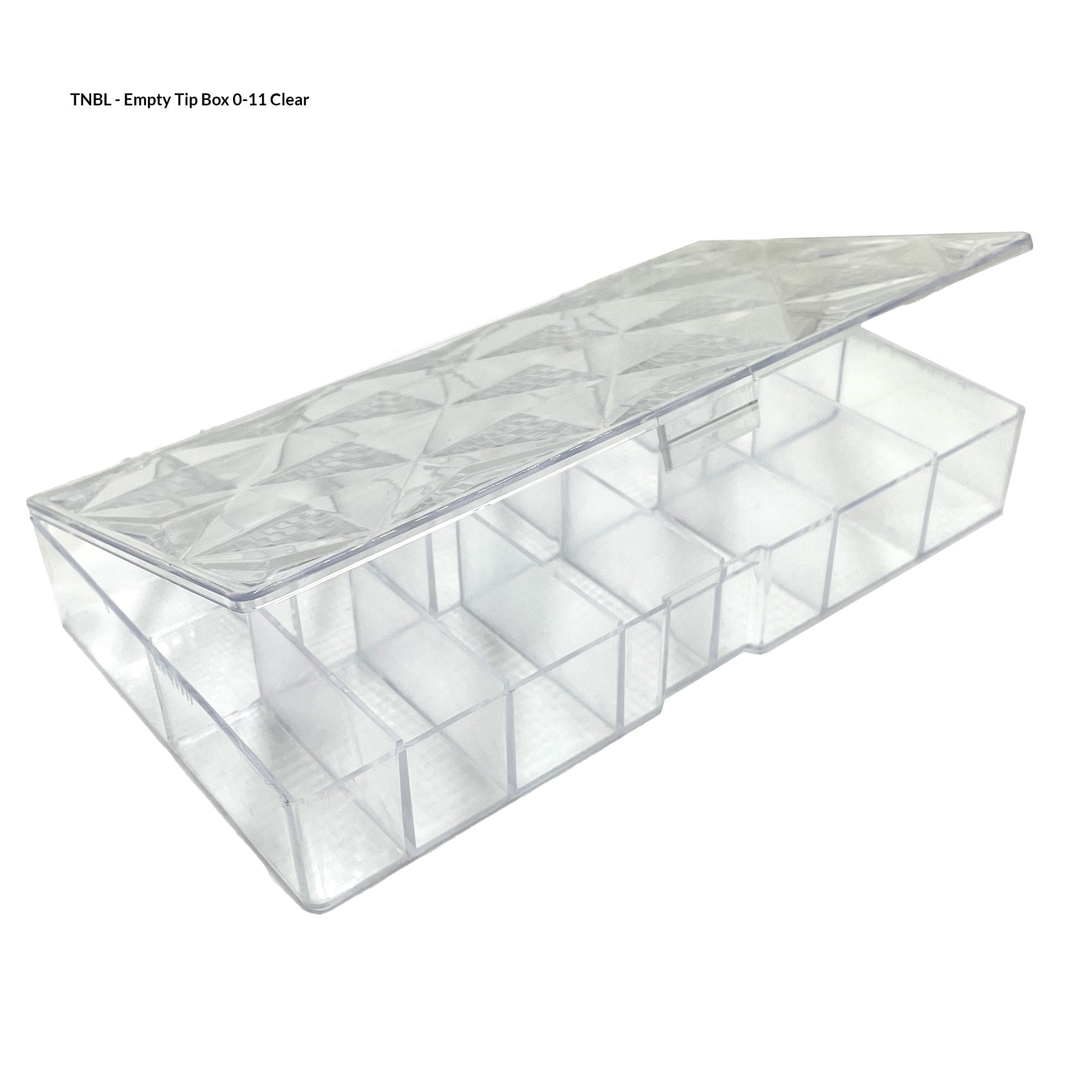 Empty Nail Tip Box 11 Slots For (Size 0-11/ size 00-10)