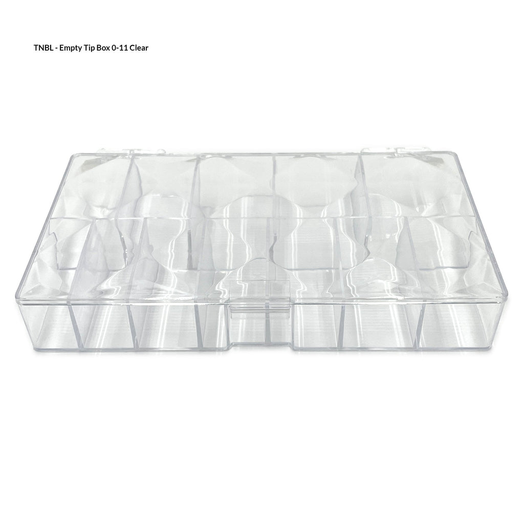 Empty Nail Tip Box 11 Slots For (Size 0-11/ size 00-10)