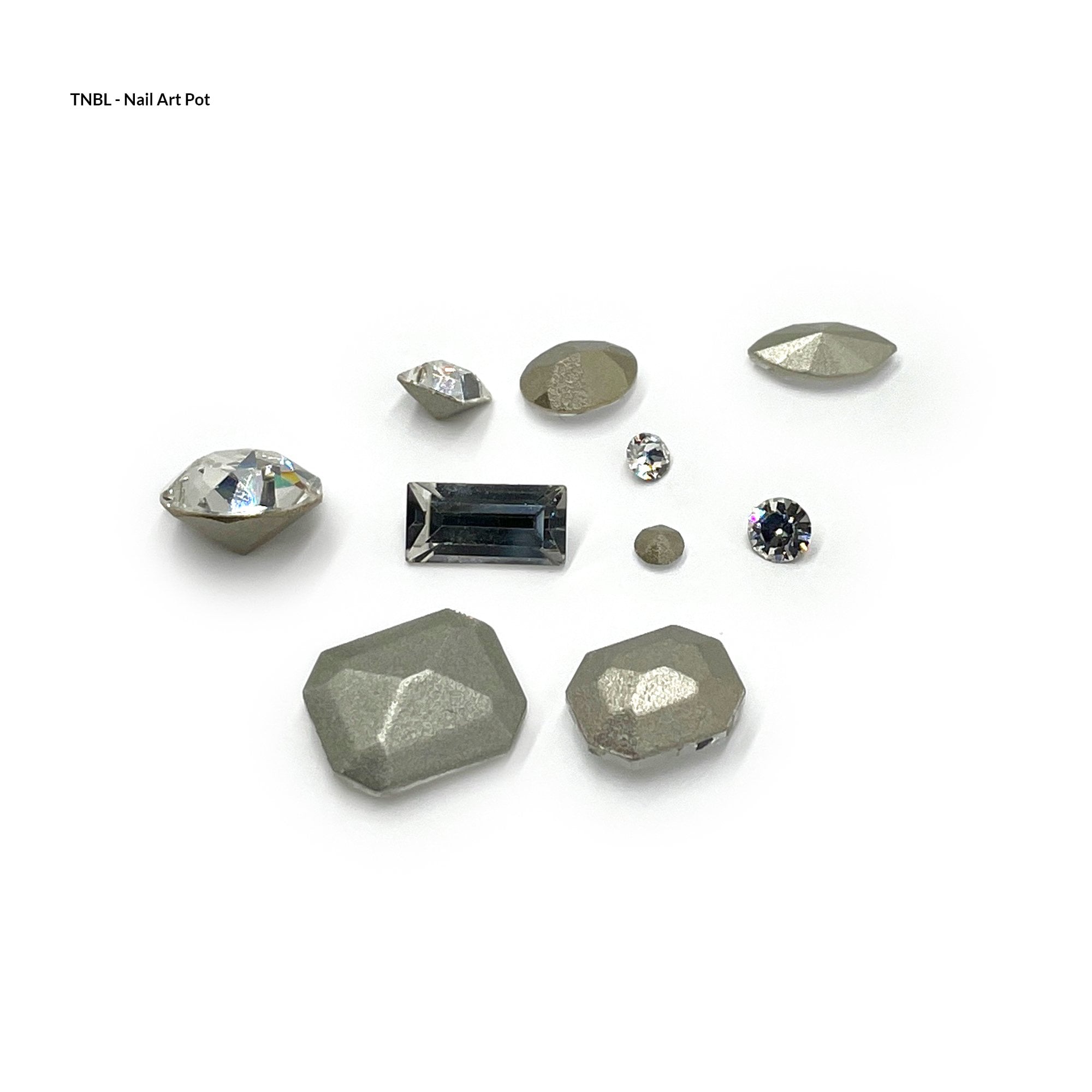 3D - Assorted  Fancy Stone - 10PCS