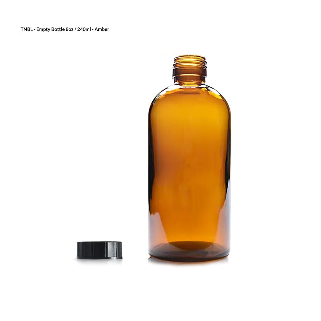 Empty Bottle 8oz Amber
