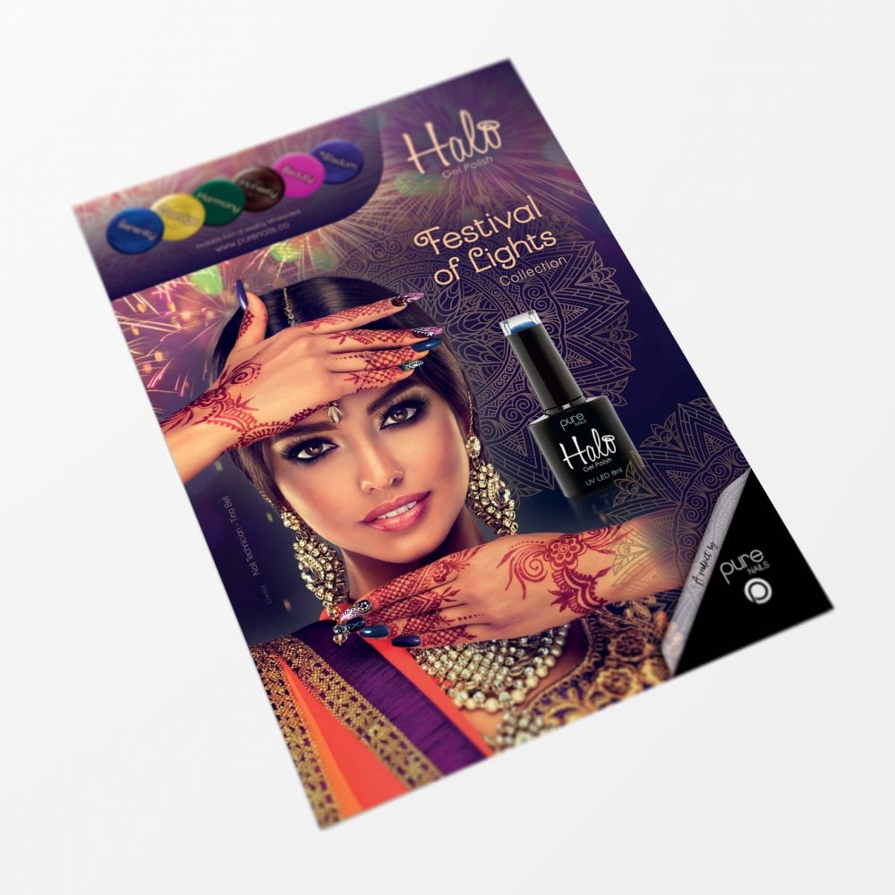 HALO Salon Poster Size A2 - Festival Nights